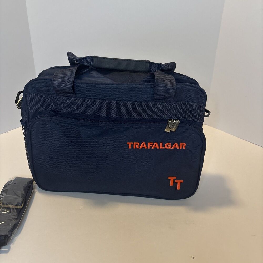 Vintage 80's Trafalgar Travel Messenger Bag